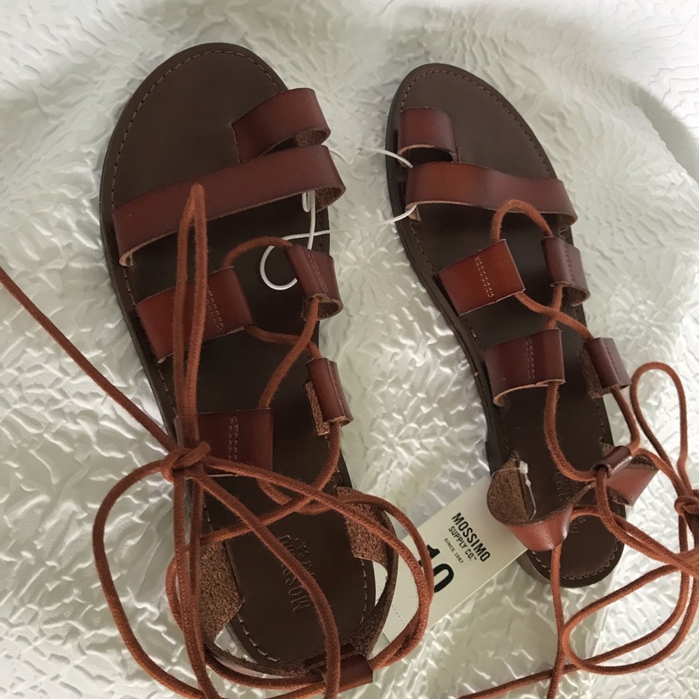 Faux Leather Sandals